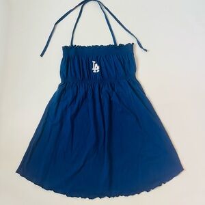 Genuine Merchandise Women’s Los Angeles Dodger Blue Cover Up Summer Dress Size L